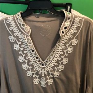 Trendy Plus Size INC 3X Long Sleeve Shirt